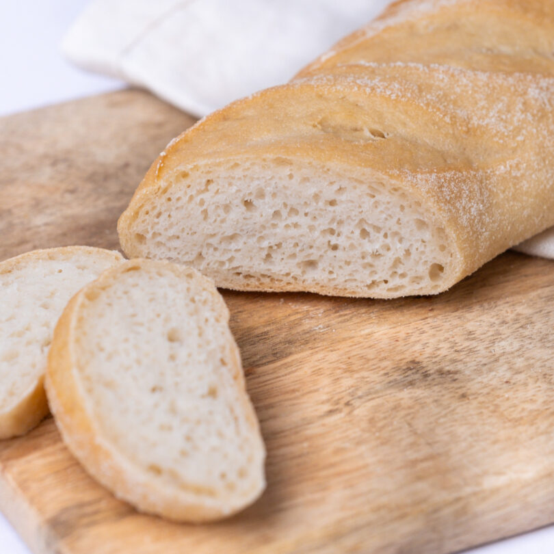glutenfreies Helles Bio Bauernbaguette, glutenfreies veganes Brot, Isabella Glutenfreie Patisserie