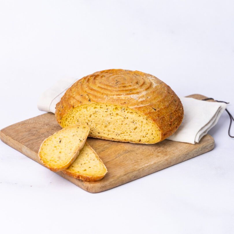 glutenfreies Golden Bread, Bio-Qualität, glutenfreies veganes Brot, Isabella Glutenfreie Patisserie