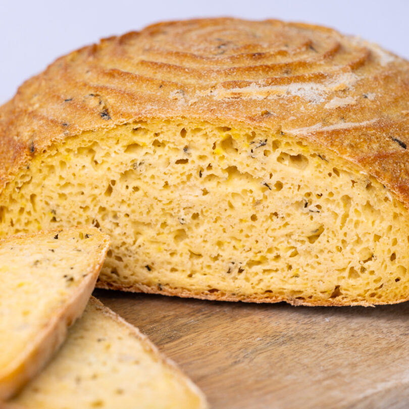 glutenfreies Golden Bread, Bio-Qualität, glutenfreies veganes Brot, Isabella Glutenfreie Patisserie