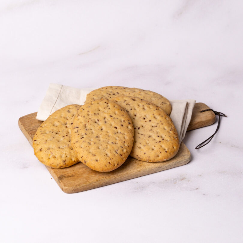 glutenfreie Leinsamen-Panini, glutenfreie vegane helle Brötchen, Isabella Glutenfreie Patisserie