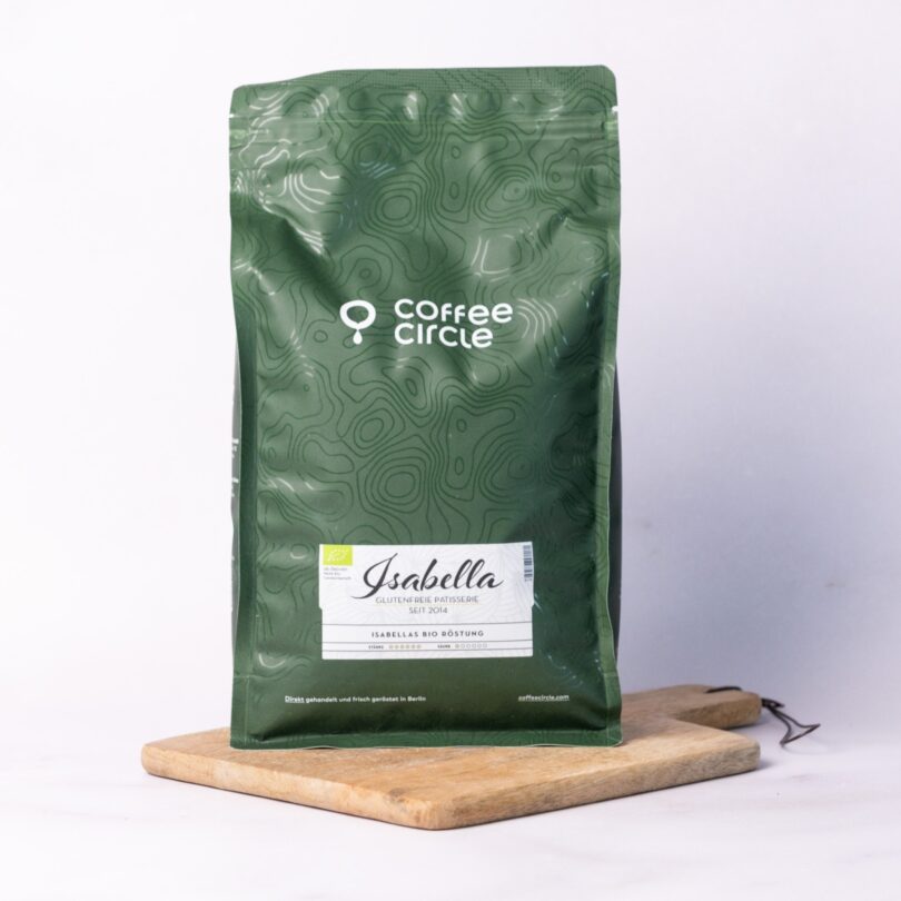Isabellas Bio Röstung – ganze Bio-Kaffeebohnen mit intensiver italienischer Röstung und feiner Crema